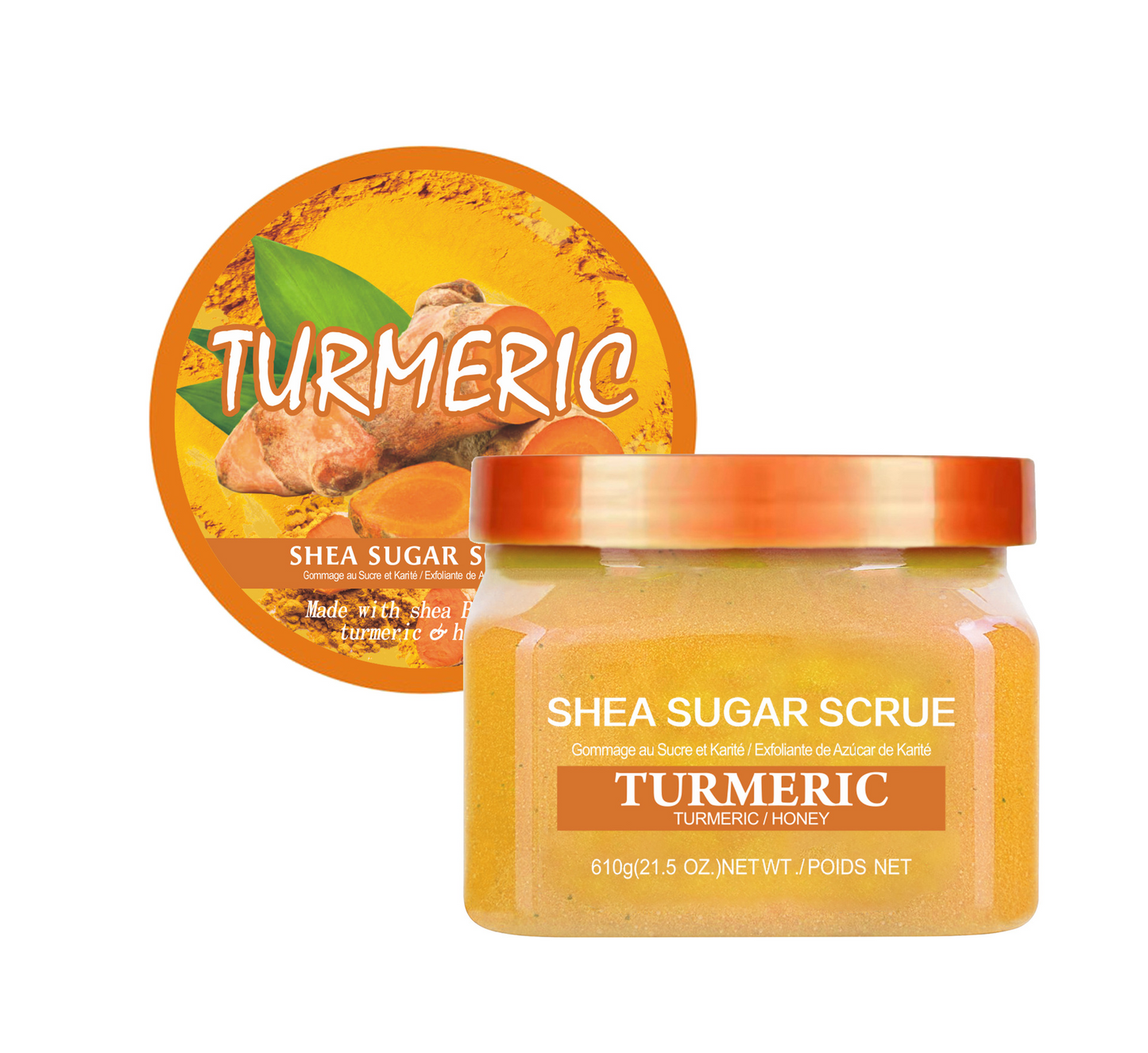 Gommage facial à l’arbutine, sucre et sel exfoliant