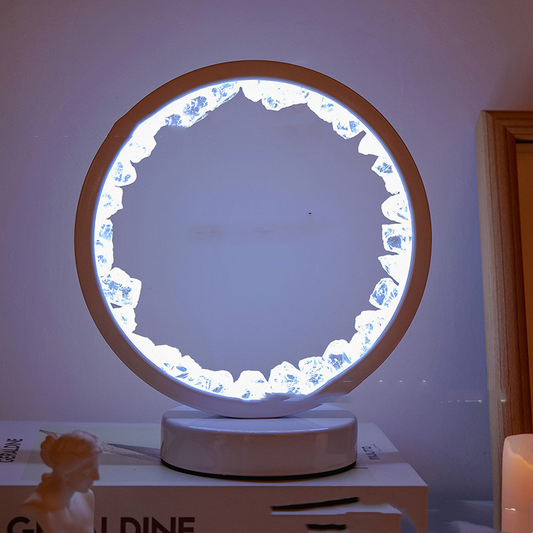 Petite Lueur™ – Lampe Apaisante en Cristaux Naturels